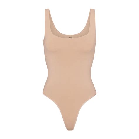 slimmer bodysuit|skims soft smoothing thong bodysuit.